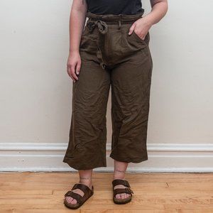 BROWN PAPER BAG PANTS